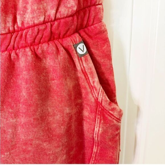 Lane Bryant Livi Sleeveless French Terry Jumpsuit Hibiscus Plus Size 22/24 NWT - Picture 5 of 8